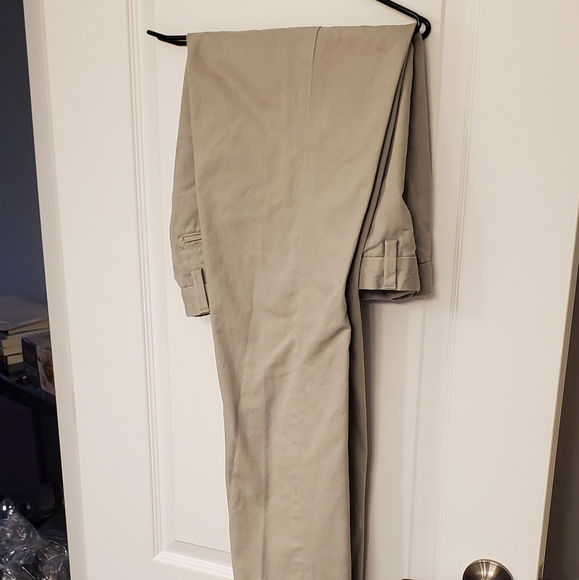 33 Waist US Chinos Khaki Pant Trousers - Picture 2 of 3